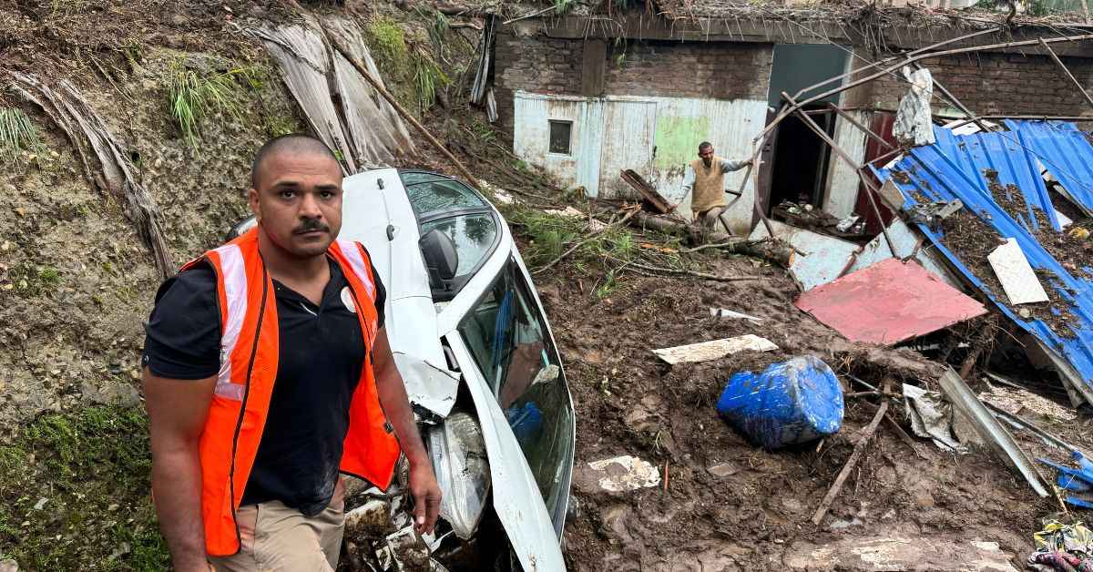 Divyanshu Upadhyay leads the Bharat Disaster Relief Foundation (BDRF), which is overseeing the relief and rescue operations on the ground