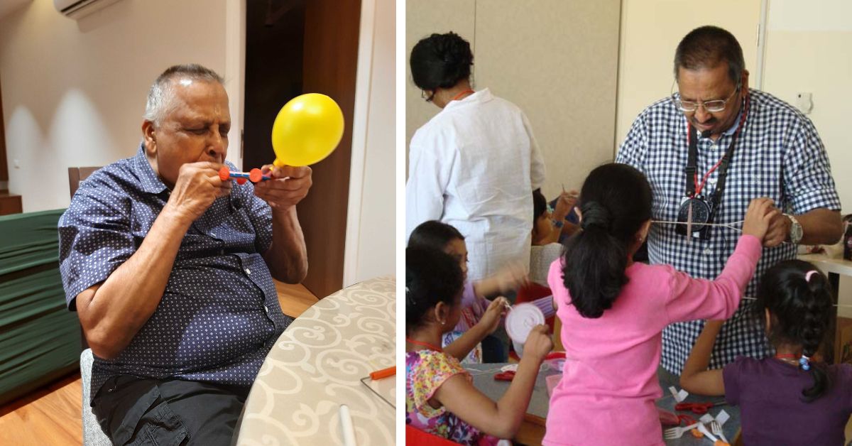Hari is constantly innovating new experiments so that he can help children understand complex concepts of science 