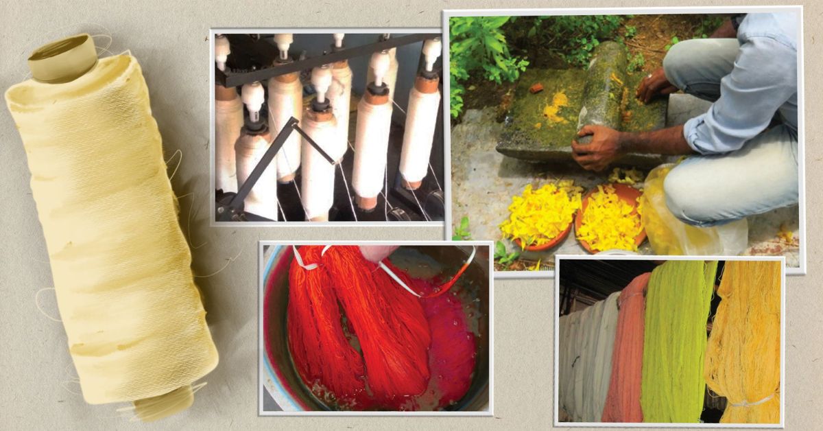 The dyeing process is done using natural pigments that are not harmful to the skin in any way  