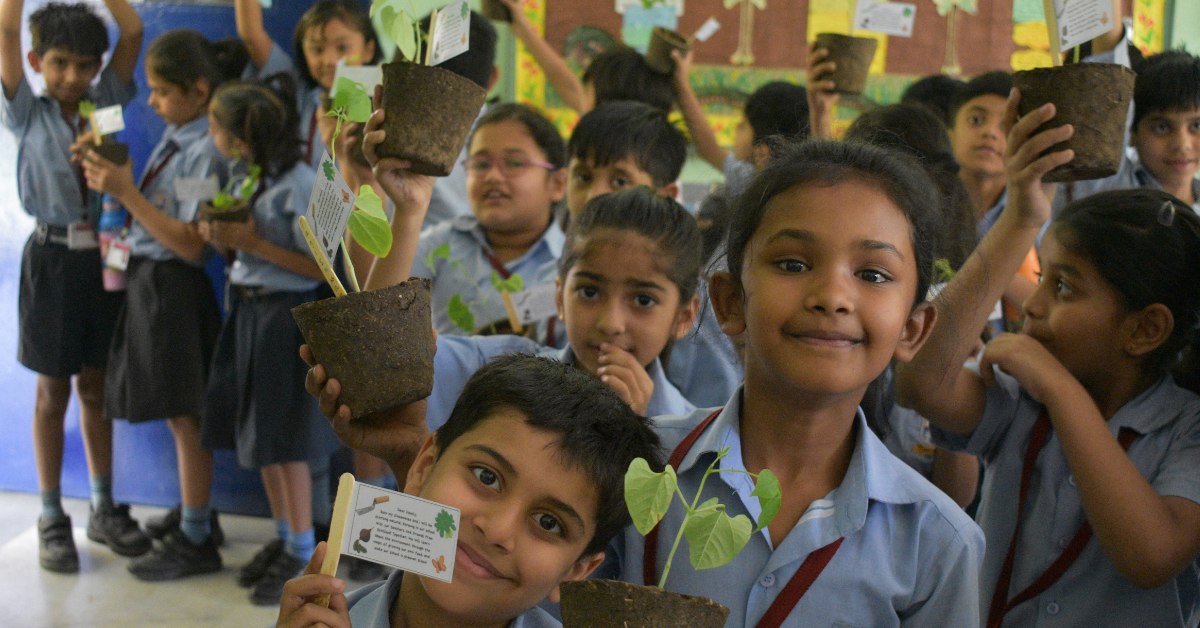 Children are teaching others to live a sustainable and healthy life 