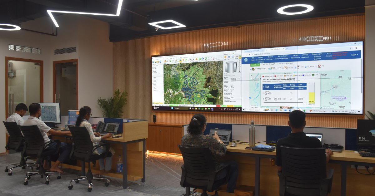 The Urban Flood Management Centre guides pump operations, monitors water levels constantly, and deploys teams precisely
