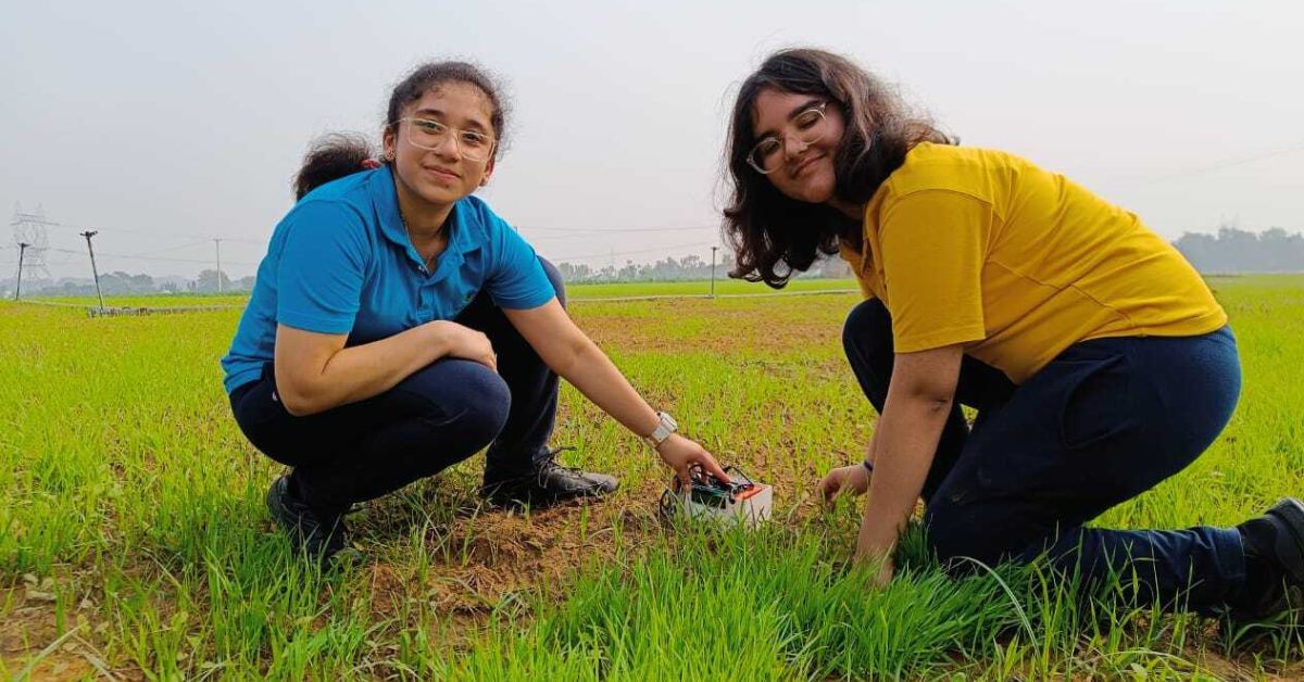 Through their device, the students are preventing the over-fertilisation of the soil