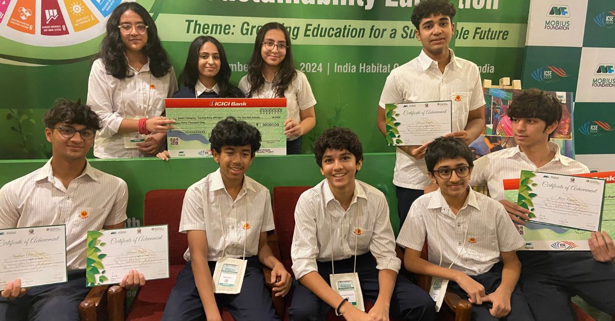 Six students from The Shri Ram School, Moulsari has created eco-friendly coolers.