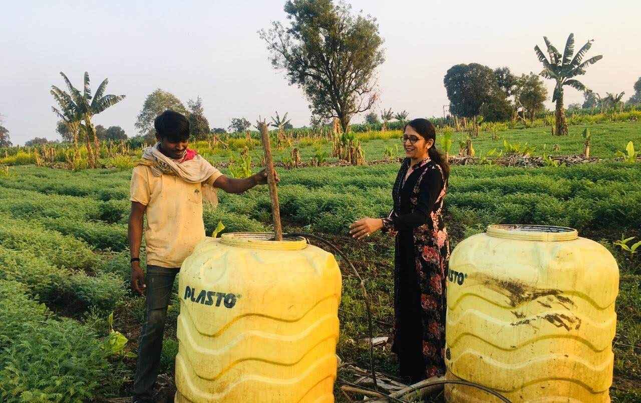 Vaishali Patil Khapli wheat Jalgaon