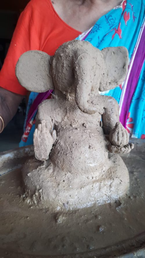 diy eco-friendly ganesha idol