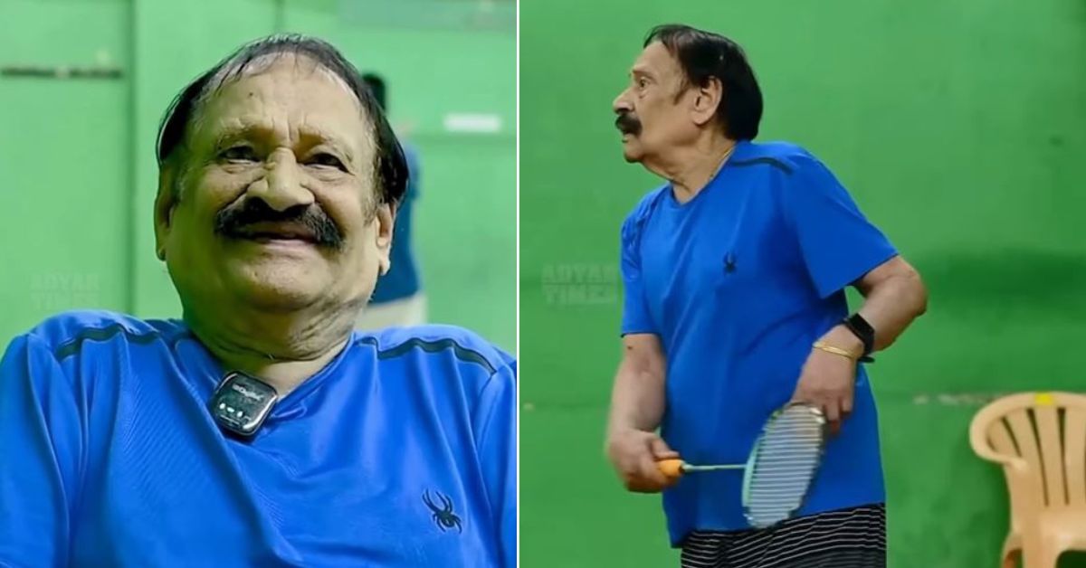 BM Viswanathan, 91, Proves Age Can’t Stop Badminton Passion