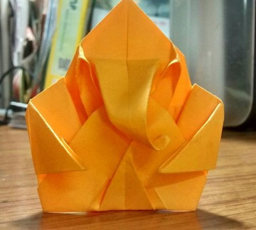 diy eco-friendly ganesha idol