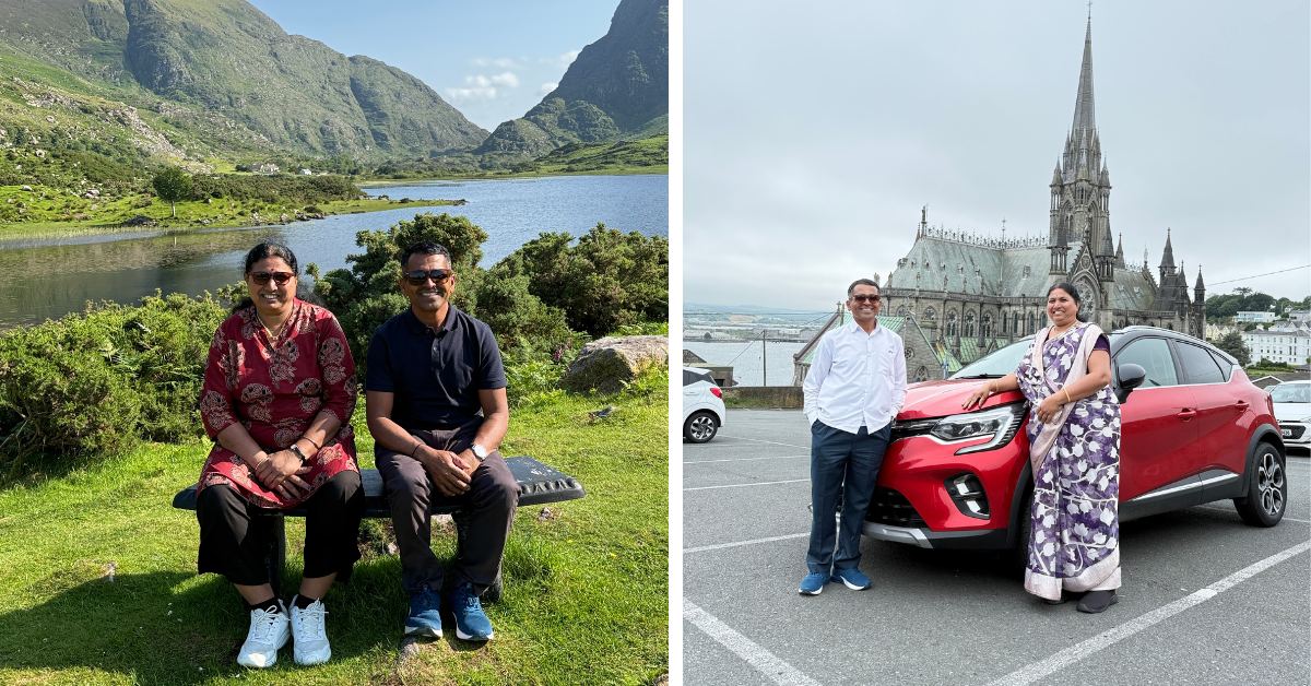Swaraj Patil flew his parents to Europe after completing his master’s degree in Ireland.