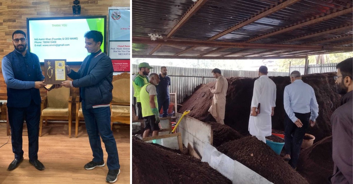 This Kashmiri Engineer Turned One Compost Pit into a Rs 80 Lakh Waste Model for 4000 Homes