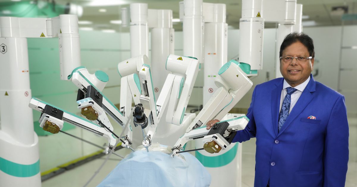 Dr Sudhir Srivastava developed a surgical robot that can assist in complex surgeries,