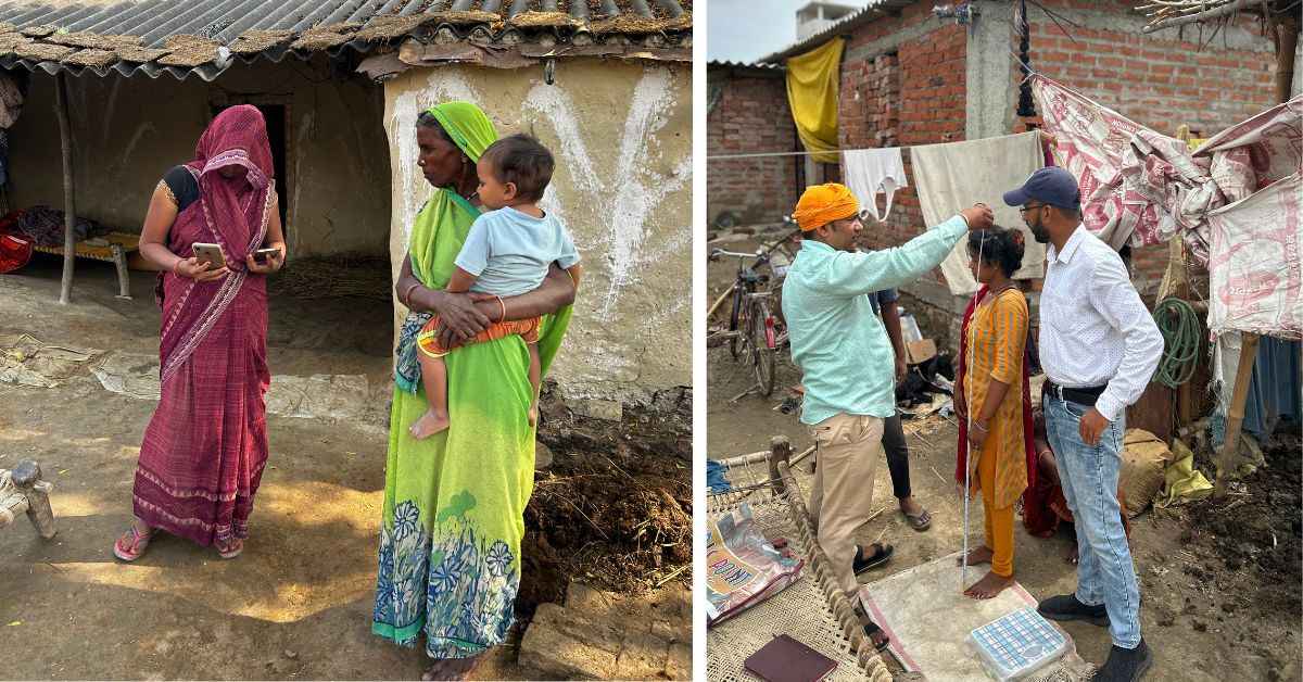 The Leap 300 team assesses families basis their socio economic status, their vulnerability, asset holdings and the size of the family