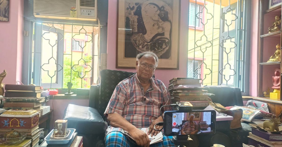 Sudin Chattopadhyay interviewed by Jayosree Adhikari, Photo courtesy: The 1947 Partition Archive.
