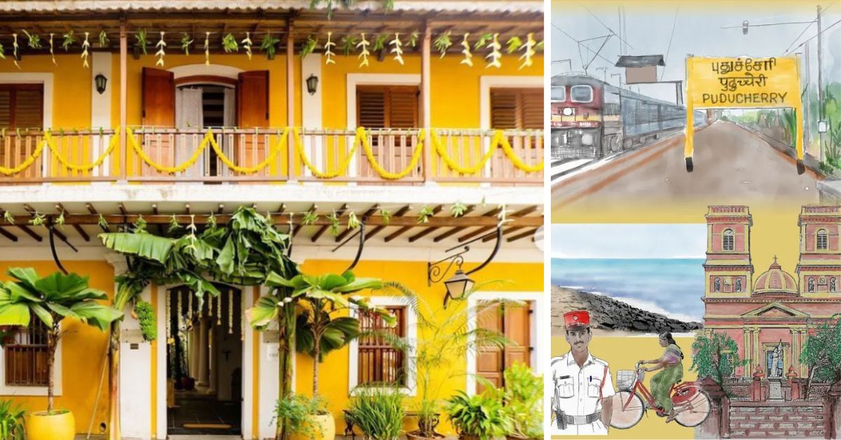 The Gratitude Heritage homestay in Puducherry was featured in the film Life of Pi