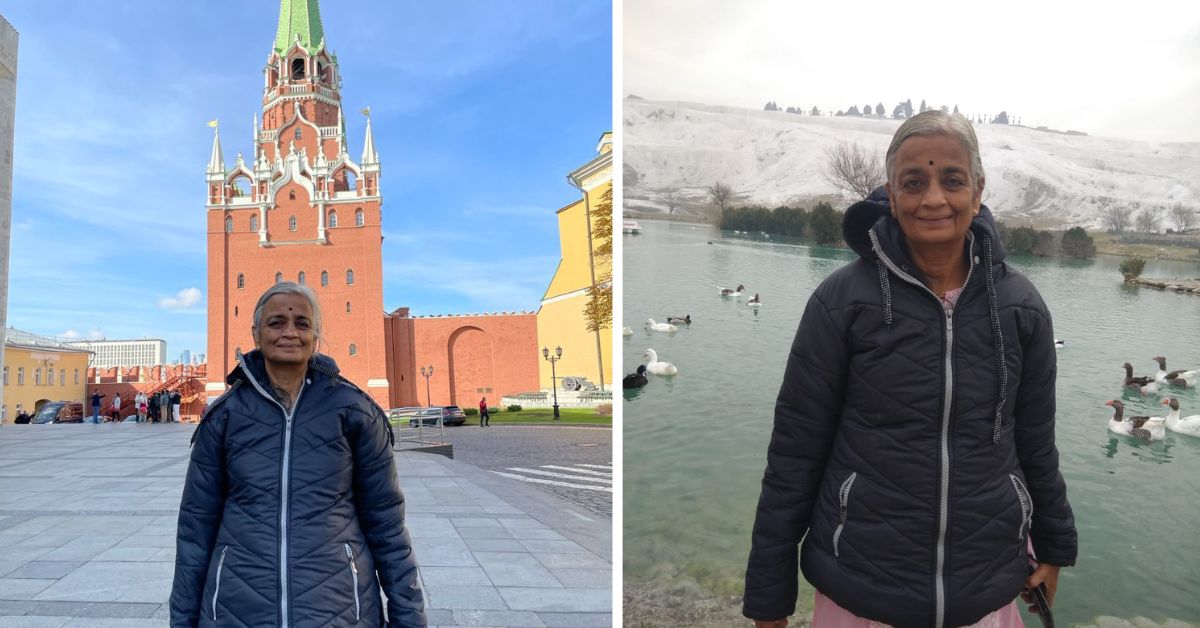 Indira was a biochemistry teacher who has now turned a new corner in her life, exploring solo travel