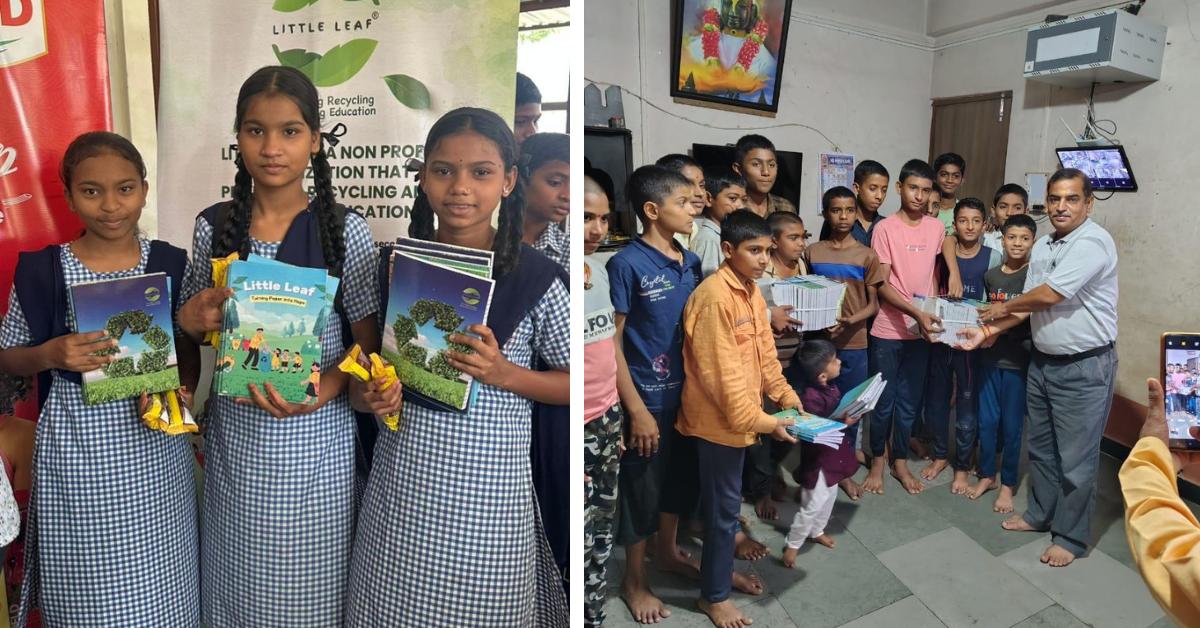 Each notebook given to a child is a message that Little Leaf cares about the planet and their future