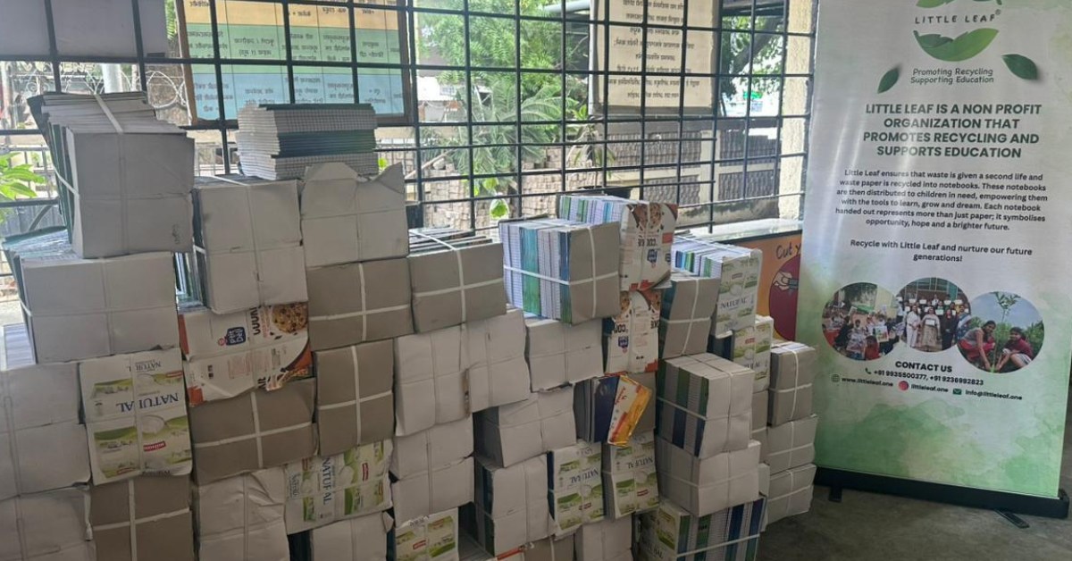 Little Leaf has recycled over 100,000 kilograms of waste paper over the years