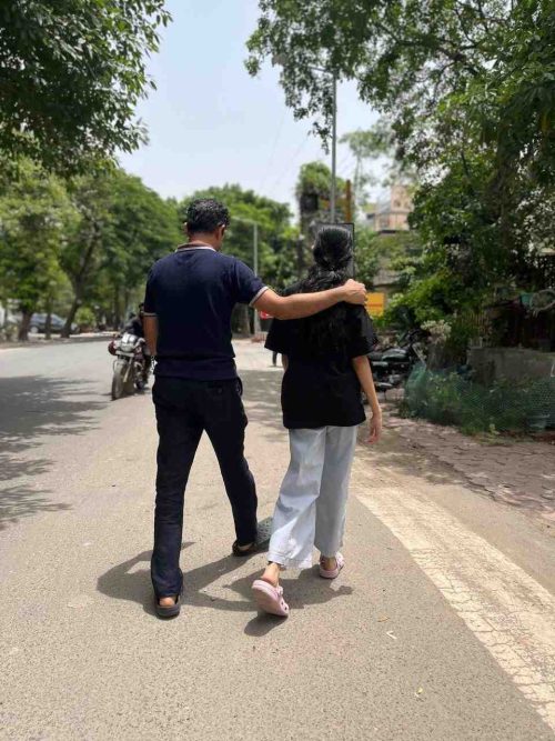 Parenting need not be pure leading; it can just be about walking together, guiding each other