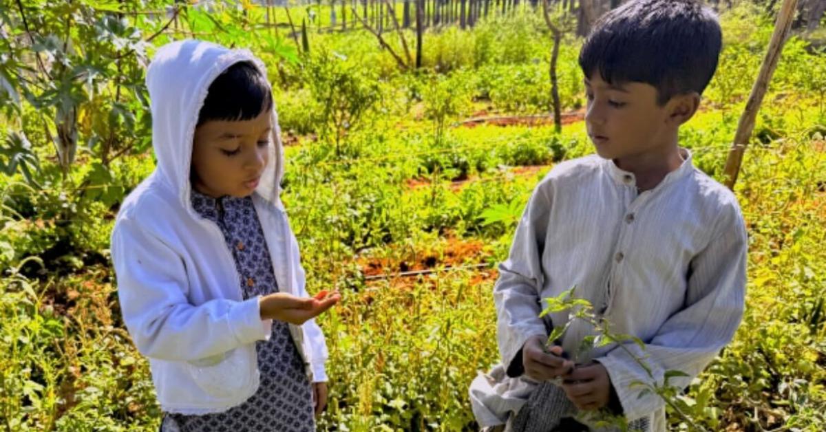 Even the youngest learners explore the farm, discovering seeds, soil, and the science of growing food.