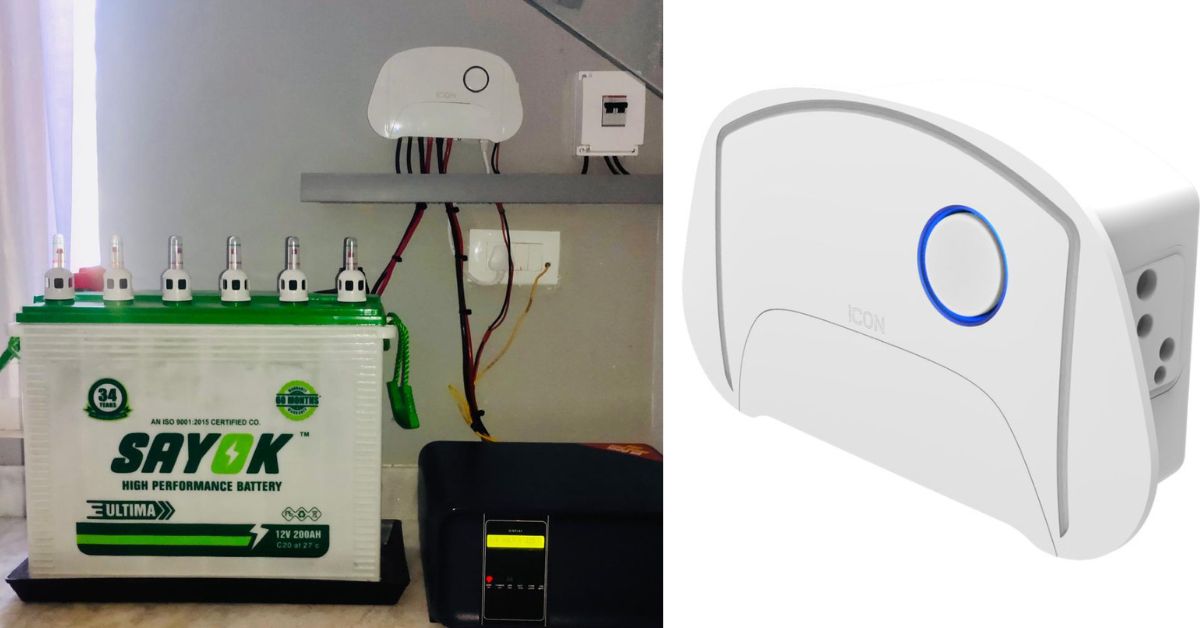 The iCON device enables houtilizeholds to connect their old inverters to solar panels, fostering affordable transition to solar energy.